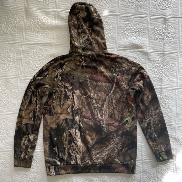 AFTCO Reaper Mossy Oak® Camo Sweatshirt Break-Up Country Fishing Hunting Warm S - Picture 8 of 16